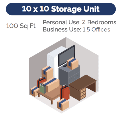 10x10 storage unit