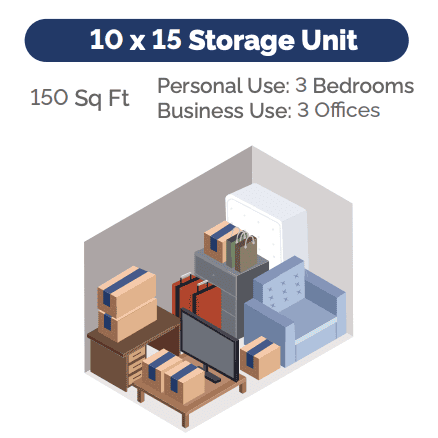 10x15 storage unit