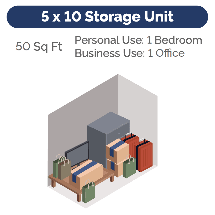 5x10 storage unit